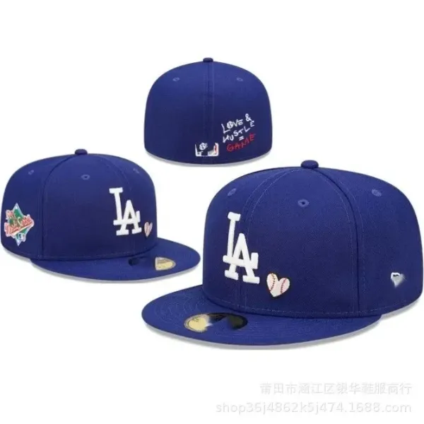 New Era x MLB Los Angeles Dodgers 59FIFTY Fitted Cap Navy Blue Baseball Cap - 1