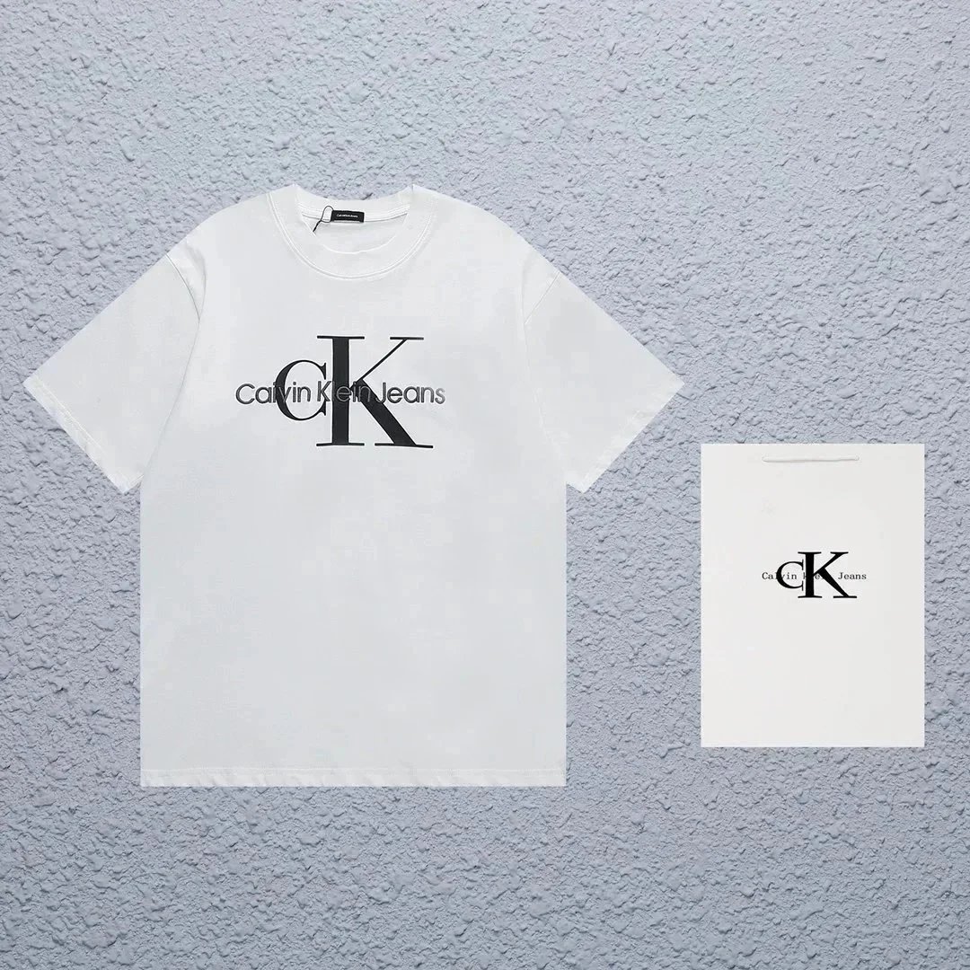 Calvin Klein Jeans Monogram Logo White T-Shirt - 2