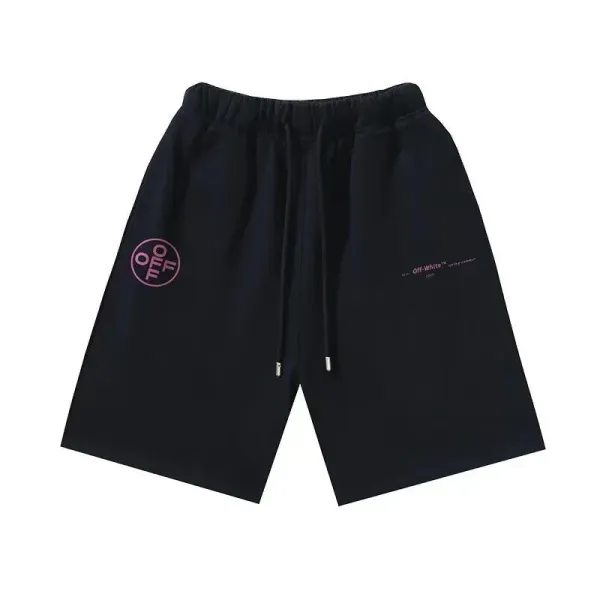 Off-White Industrial Belted Shorts Black/White - 11