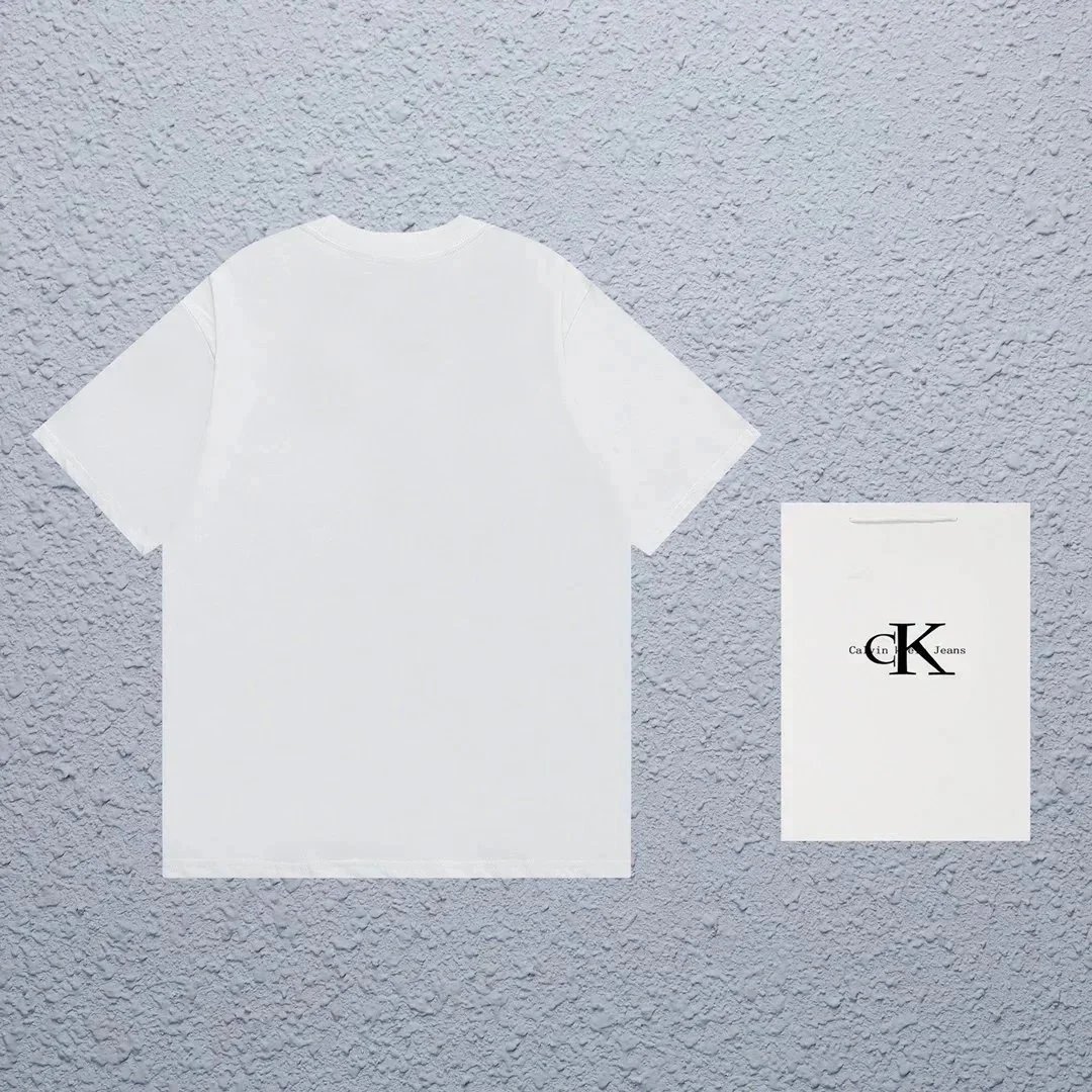 Calvin Klein Jeans Monogram Logo White T-Shirt - 3