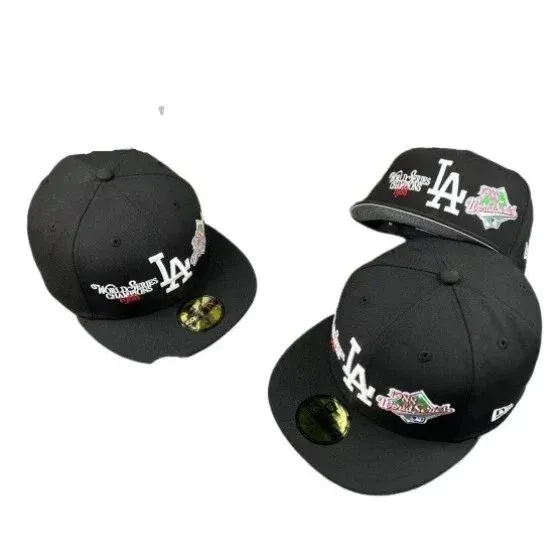 New Era x Los Angeles Dodgers World Series Champions Black Baseball Cap - 1