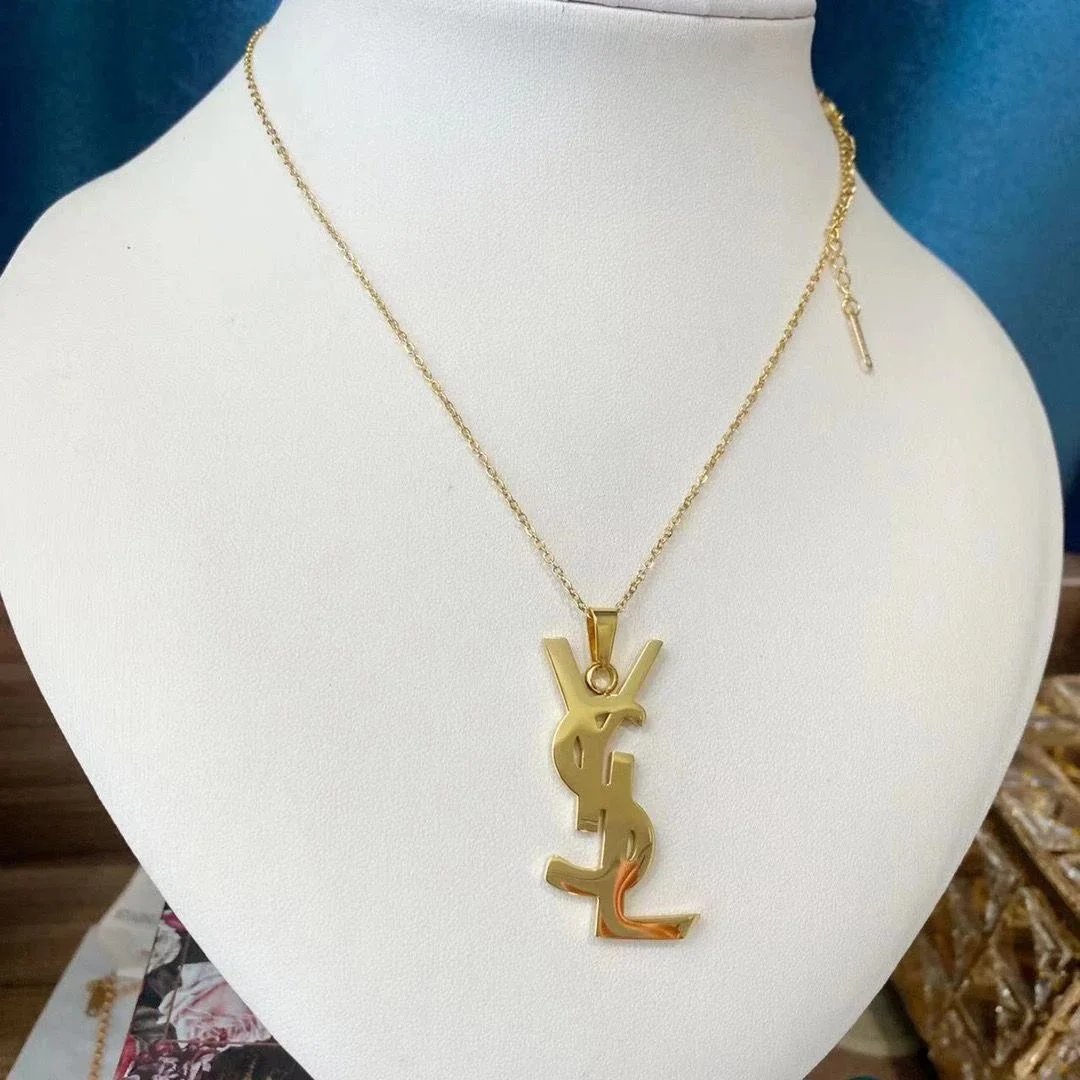 YSL Monogram Pendant