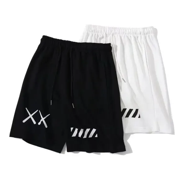 Off-White Industrial Belted Shorts Black/White - 14