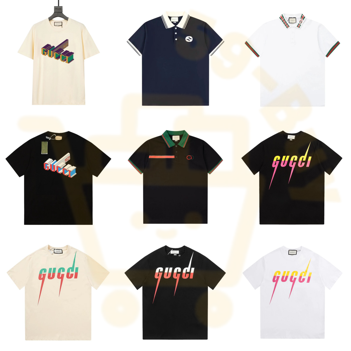 Gucci Logo T-Shirts and Polo Shirts [34 styles]