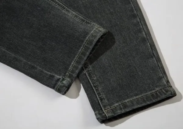 Stone Island Denim Slim Fit Indigo and Black Jeans - 7