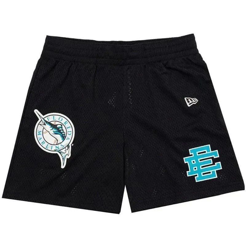 Evisu Mesh Shorts Orange - 5
