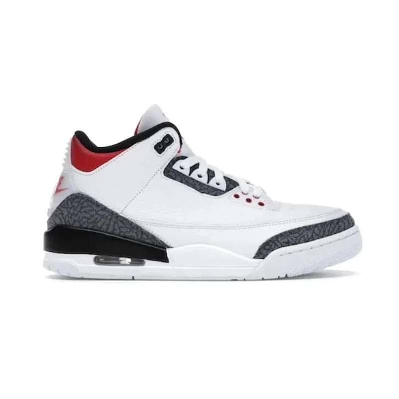 Air Jordan 3 OG White Cement Sneakers - 3