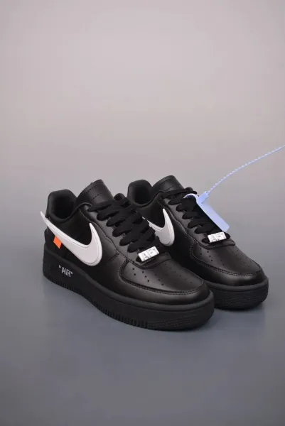 Nike x Off-White Air Force 1 Low Black Sneakers - 1