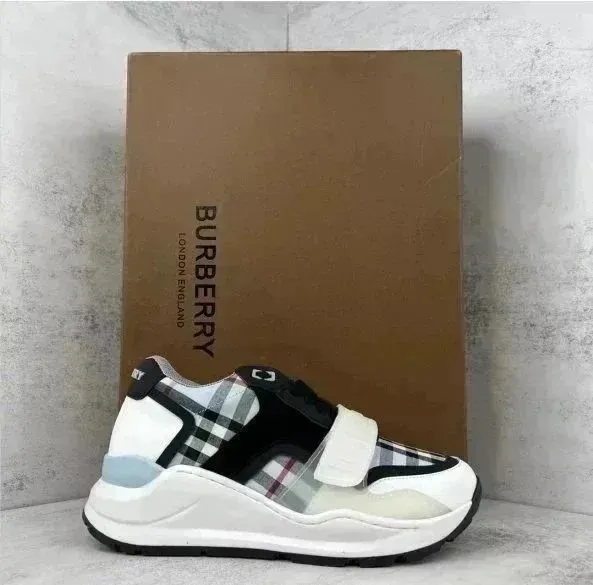 Burberry Check Print Chunky Sneakers Multicolor - 3