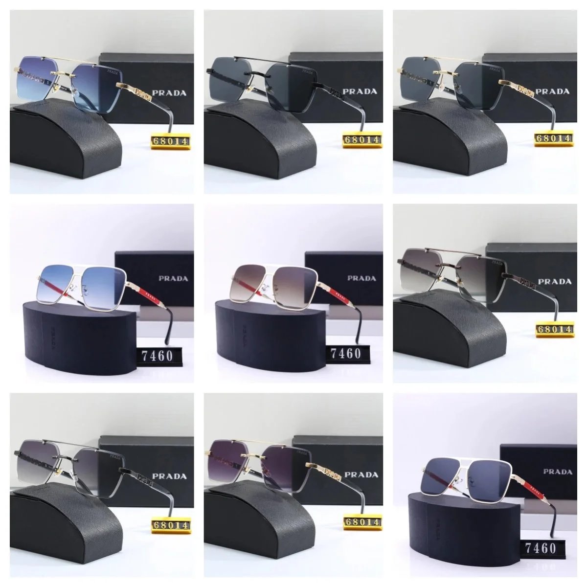 Prada 68014 & 7460 Sunglasses [40 styles]