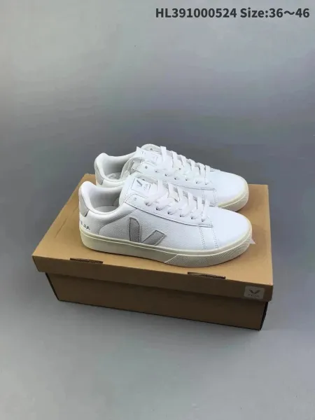 Veja Campo White Silver Sneakers - 1