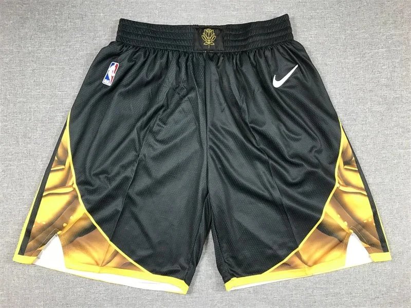 Nike Los Angeles Lakers City Edition Basketball Shorts White with Light Blue - 11