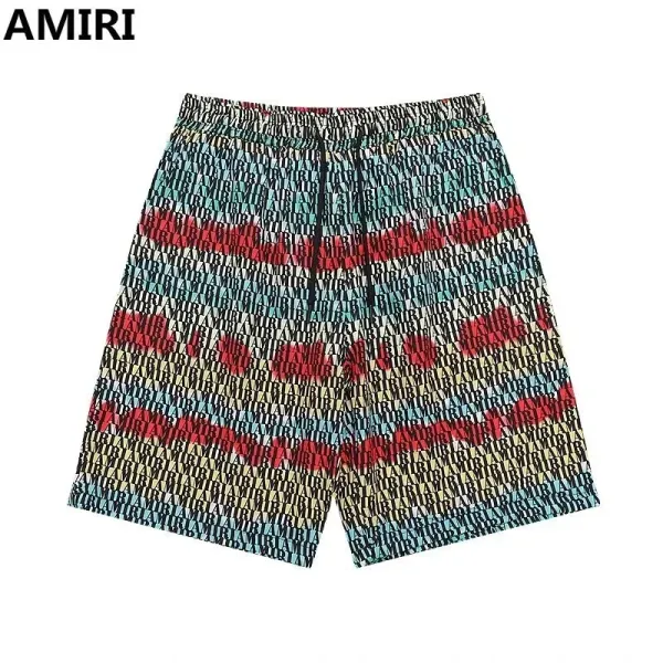 Amiri Logo-Print Swim Shorts Multicolor - 1