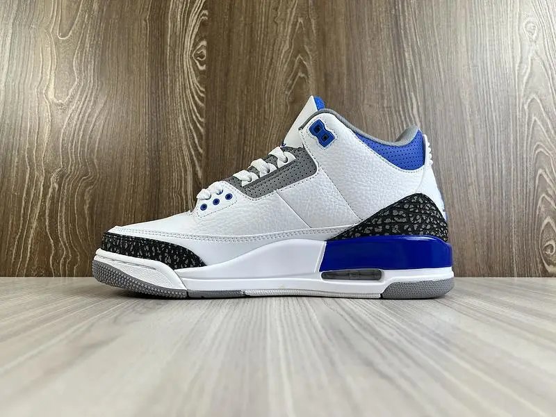 Air Jordan 3 White Cement Pink Sneakers - 6
