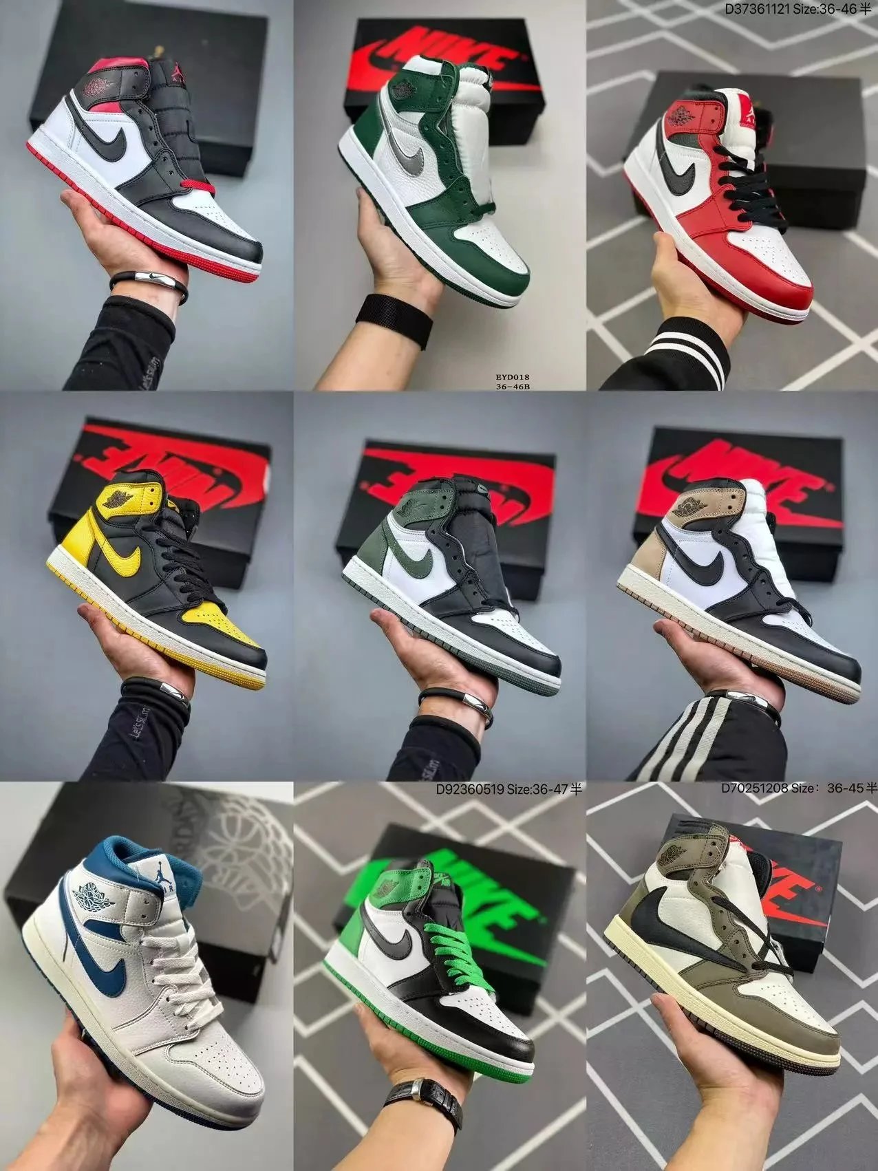 Air Jordan 1 High OG Pine Green Sneakers - 2