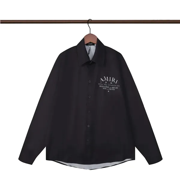 Amiri Arts District Print Black Shirt - 1