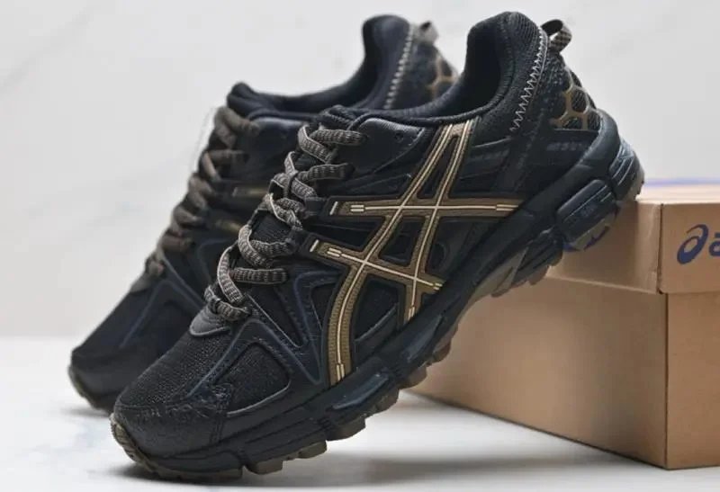 Asics Gel-Kayano 5 Black/Gray Running Shoes - 10