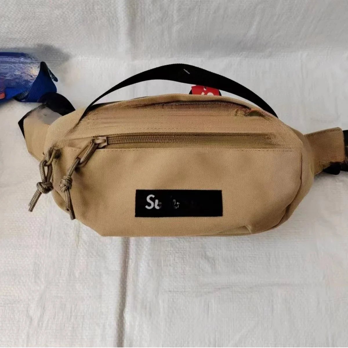 Supreme Nylon Waist Bags — Black, Red and Tan product photo 4