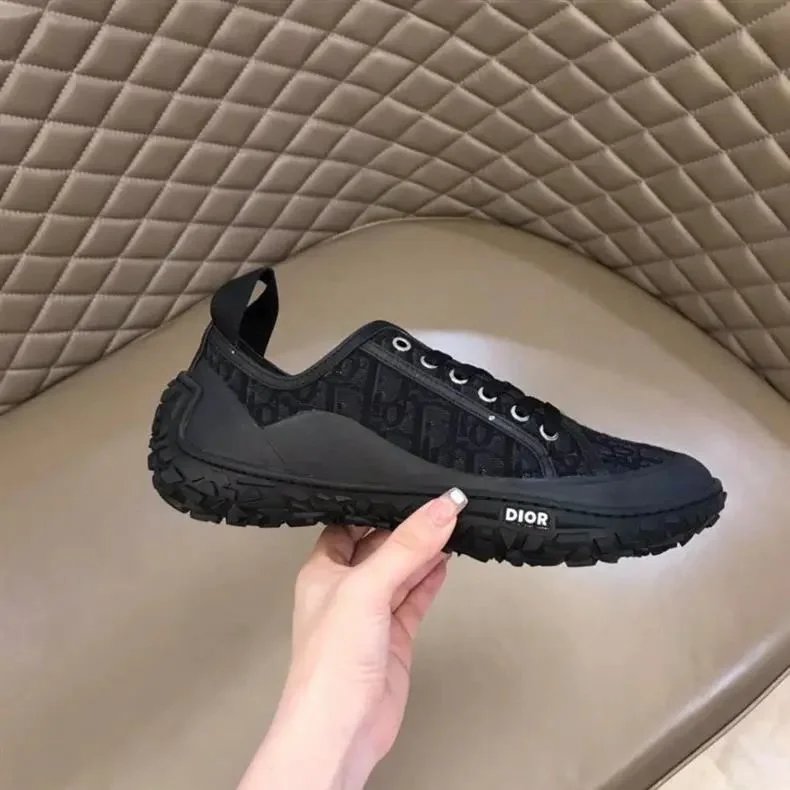Dior B23 Oblique Black Chunky Sneakers - 5