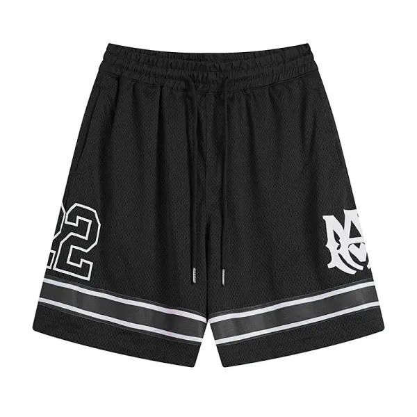 NBA x Unknown Brand Mesh Basketball Shorts Black - 1