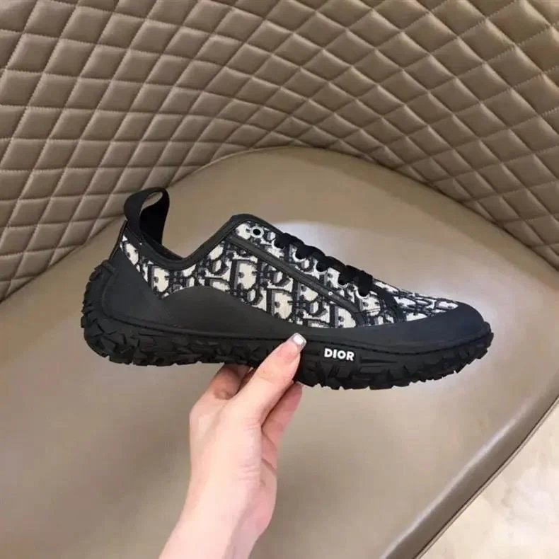 Dior B23 Oblique Black Chunky Sneakers - 6
