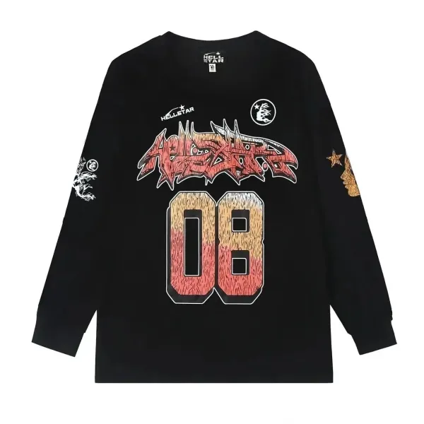 HELLSTAR Path to Paradise Graphic Long Sleeve Tee - 8