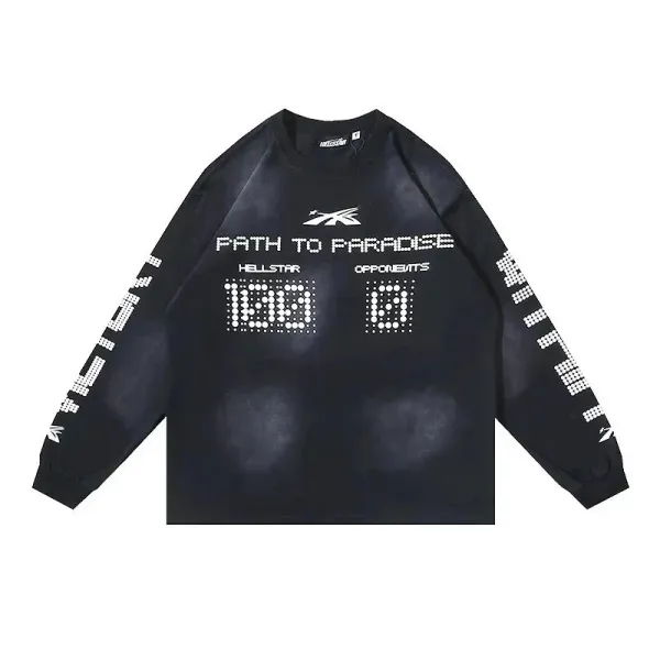 HELLSTAR Path to Paradise Graphic Long Sleeve Tee - 12