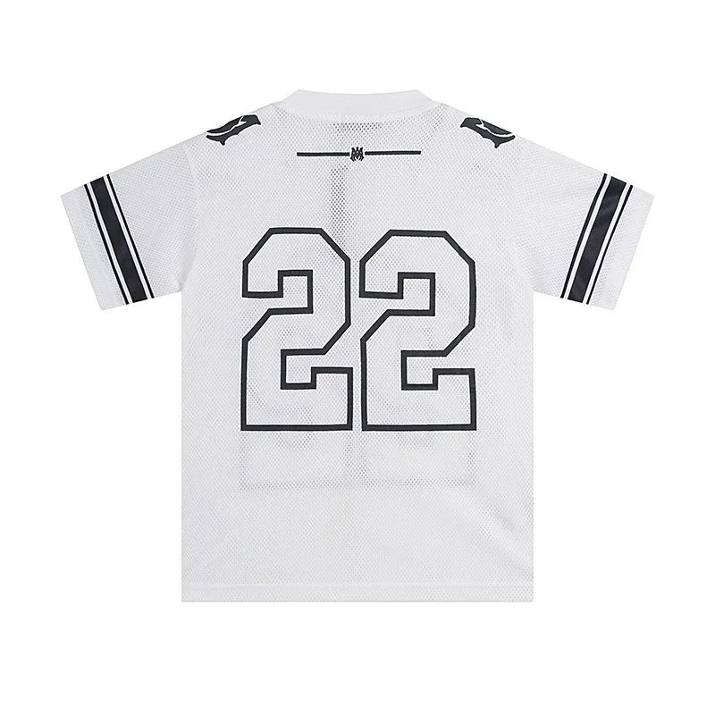 Amiri Mesh Football Jersey White - 4