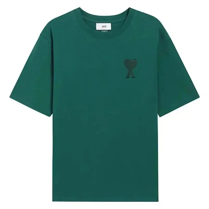 Ami Paris Heart Logo Red T-Shirt - 8