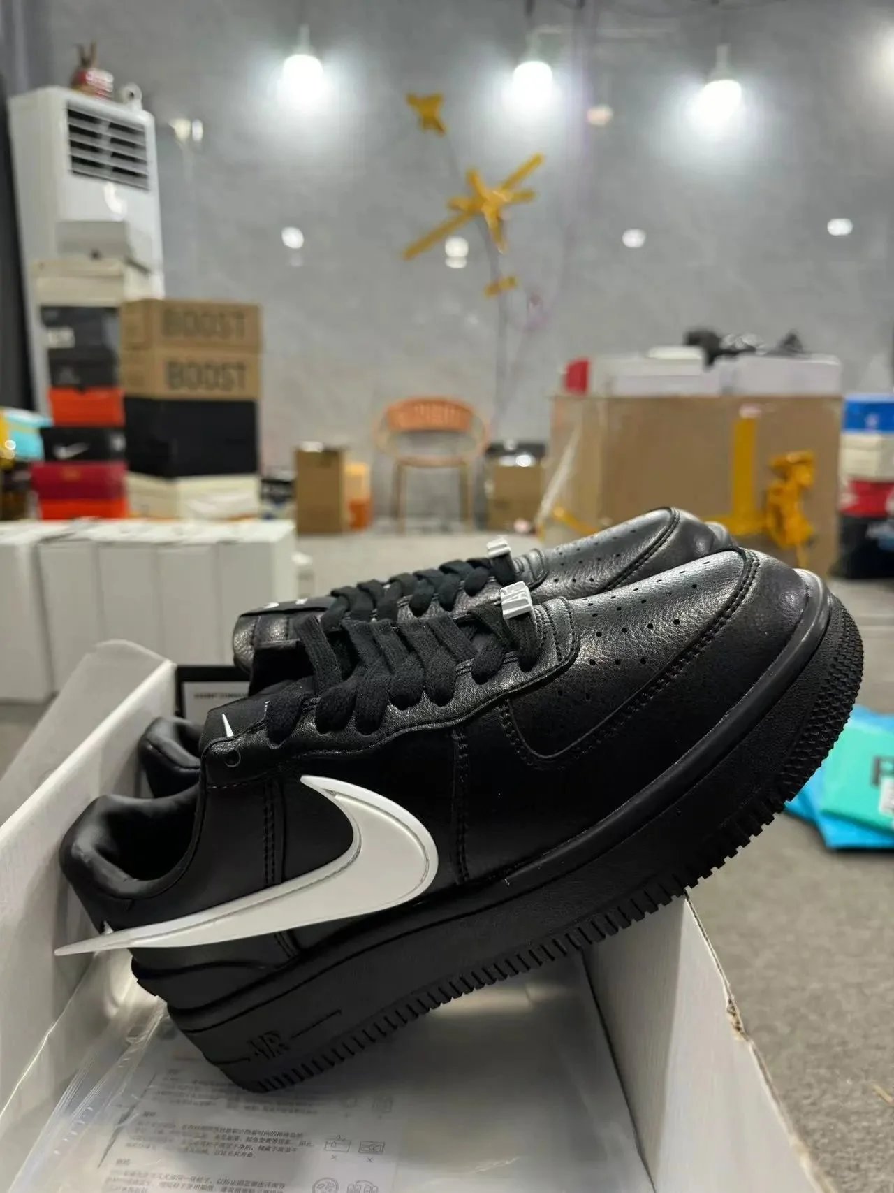 Nike Air Force 1 Low Volt Green with Gold Swoosh Sneakers - 6