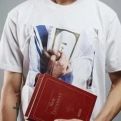 Supreme Second To None Chicago Address T-Shirt White - 3