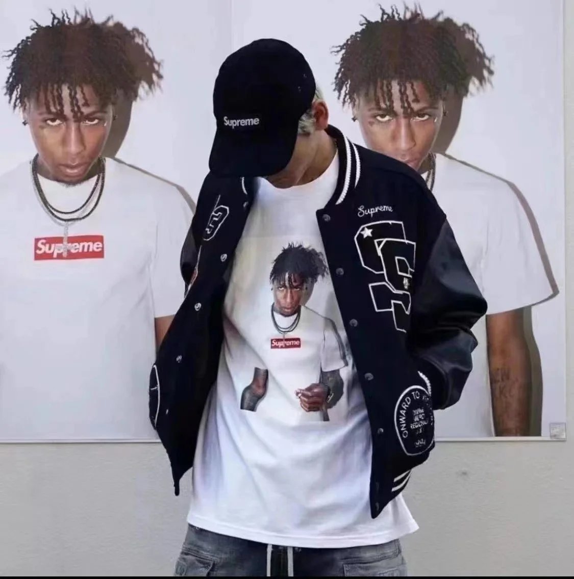 Supreme Second To None Chicago Address T-Shirt White - 8