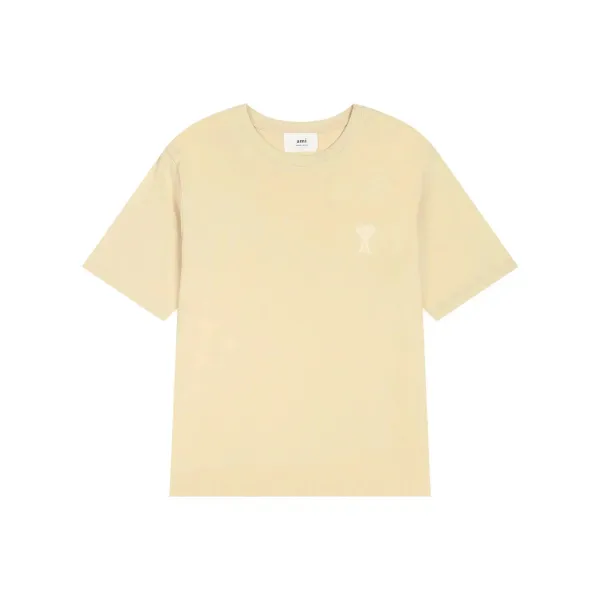 Ami Paris Heart Logo Red T-Shirt - 3