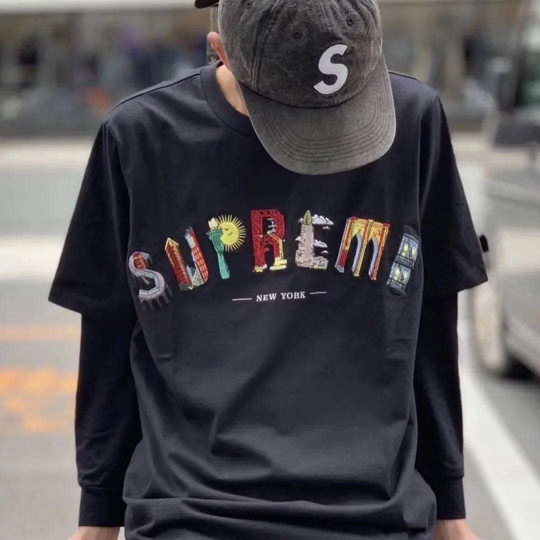 Supreme Second To None Chicago Address T-Shirt White - 4