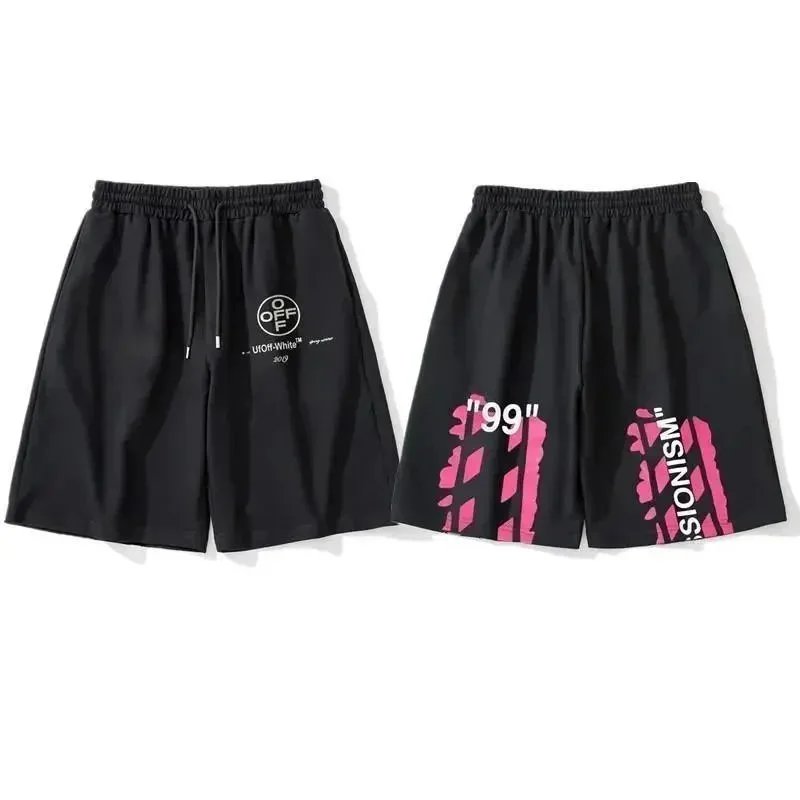 Off-White Spring/Summer 20 Collection Graphic Shorts Black - 3