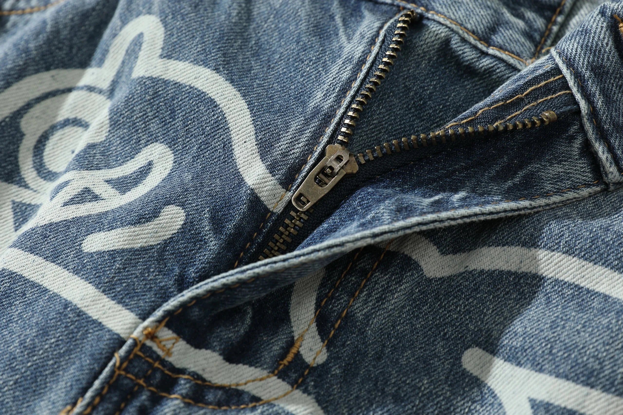 Pioneer Digital Wing Embroidered Black Distressed Jeans - 8