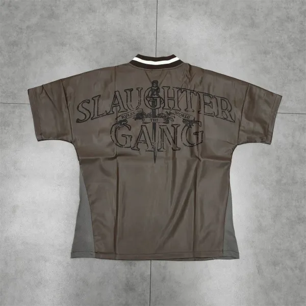 Cortez x Sword Emblem White V-Neck Jersey - 2