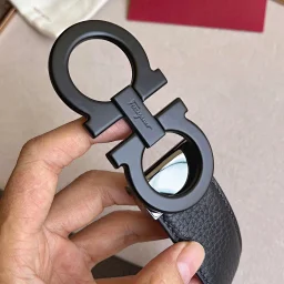 thumbnail for F Men's Belts Reversible Leather Belt Width 3.5 Fashionable casual and versatile business pants belt