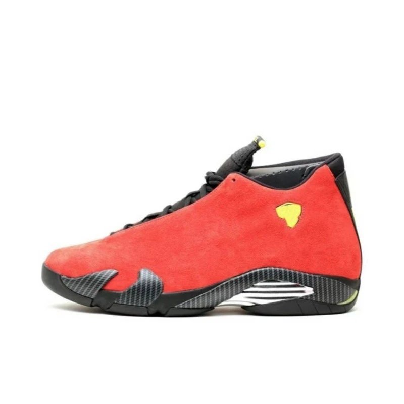 aj14黑白黄兵马俑联名翡翠灰绿大红黑红深灰乔14男女篮球鞋