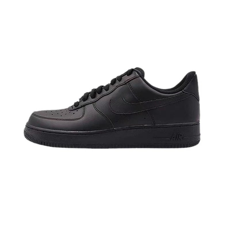 AF1 All-White Nike Men's and Women's Casual Skate Shoes