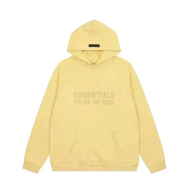 Fear of God Essentials Hoodie Pale Yellow Hoodie - 1