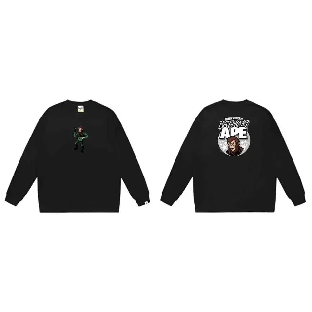 A Bathing Ape Hoodies & Sweatshirts Graphic crewneck sweatshirt product detail image 7
