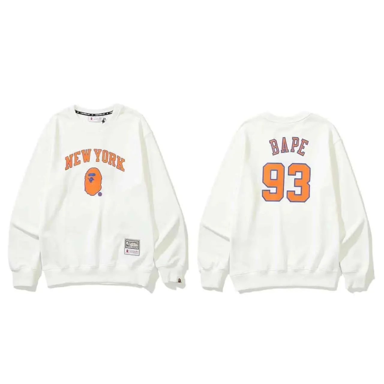 A Bathing Ape ABATHINGAPE Crest Logo Gray Hoodie - 15