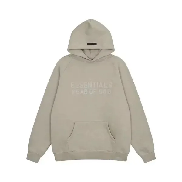 Fear of God Essentials Hoodie Beige Hoodie - 1