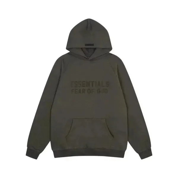 Fear of God Essentials Hoodie Army Green Hoodie - 1