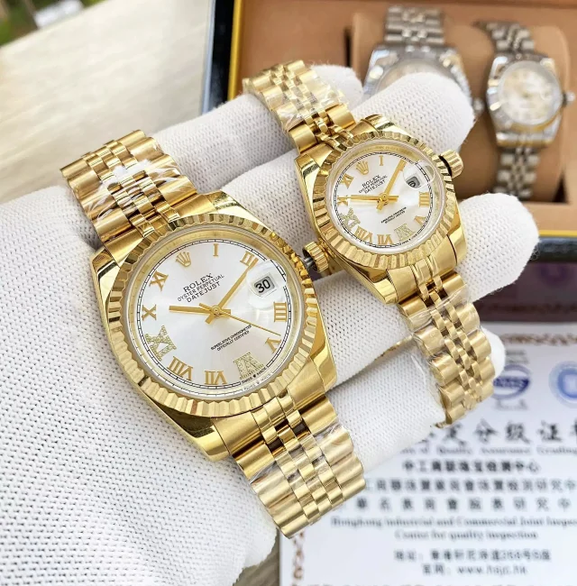 Rolex Watches Datejust fluted-bezel date watch with Roman numeral dial product detail image 14
