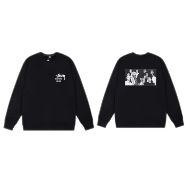 Stüssy World Tour Crewneck Sweatshirt Gray - 15