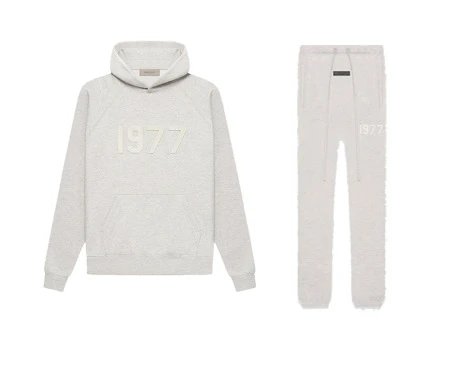 1977 Light Oatmeal Hoodie + Jogger Pants