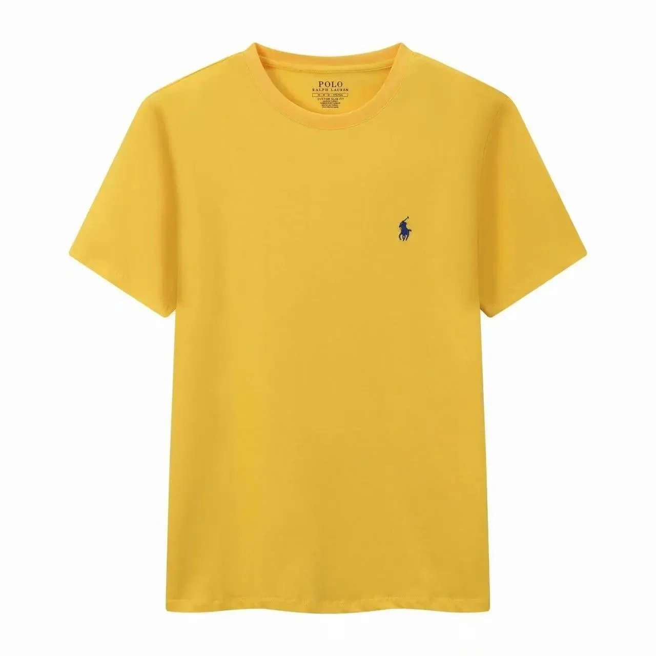 Yellow with Blue Logo