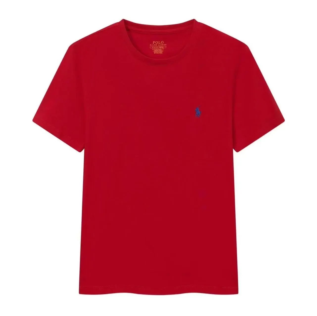 Red with Blue Logo